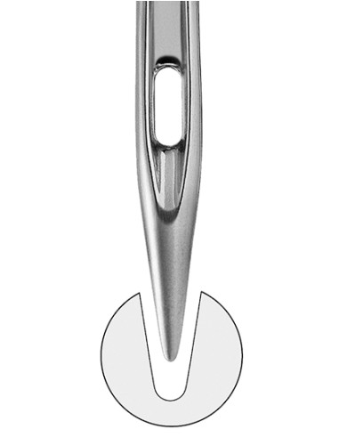 M-021065HR-Needles 65 With Half Round Needle Point (100 pcs)